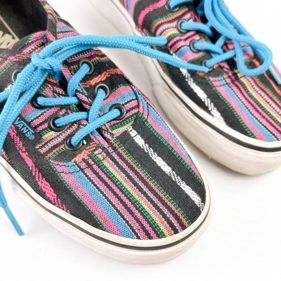 VANS Authentic Guate Stripe Sneaker Womens 6 Guatemalan Stripe lace up - Picture 3 of 9